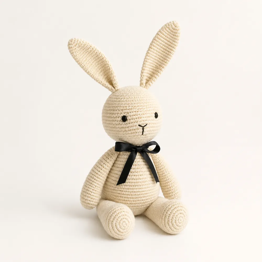 Ivory crochet Little JoLi rabbit